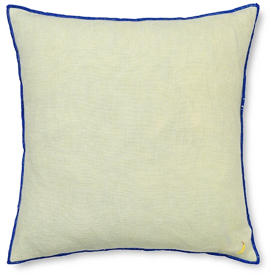 Photo of Contrast Linen Cushion Fra Ferm Living (mint)