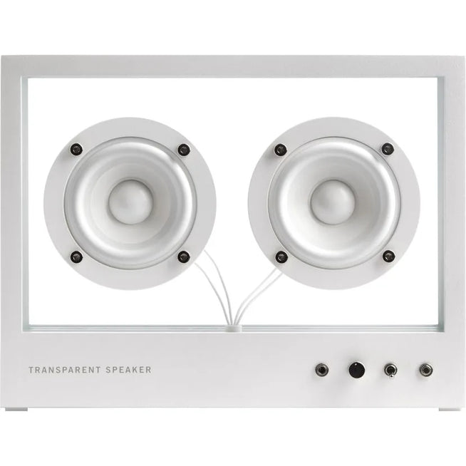 Photo of Small Transparent Speaker White - Speakers and sound systems - Per Brickstad - White