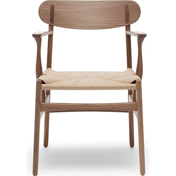 Photo of Ch26 Dining Chair By Hans J. Wegner (Natural, Walnut - Lacquered)