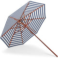 Thumbnail photo of Messina Umbrella Ø270, Dark Blue Stripes - Parasol - Skagerak Design Team