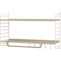 Thumbnail photo of String Wall Rack 50x30, Beige, 2-pack - Shelving - Nils Strinning - Beige - Metal