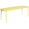 Thumbnail photo of Week-end, Large Rectangular Table, Yellow - Trädgårdsbord - Studio Brichet-ziegler - Gul - Metall