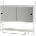 Thumbnail photo of String Metal Shelves, Low Edge 78x20, White - Shelving - Nils Strinning - White - Metal