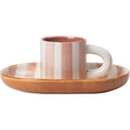 Milu Snack Set - Children's Cup - Rose - W: 19 x H: 7.5 x D: 13.3 cm