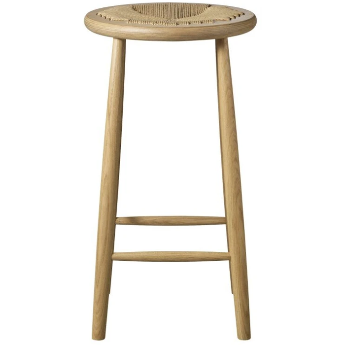 Photo of J164c Counter Squared Bar Stool Oak