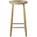 J164c Counter Squared Bar Stool Oak