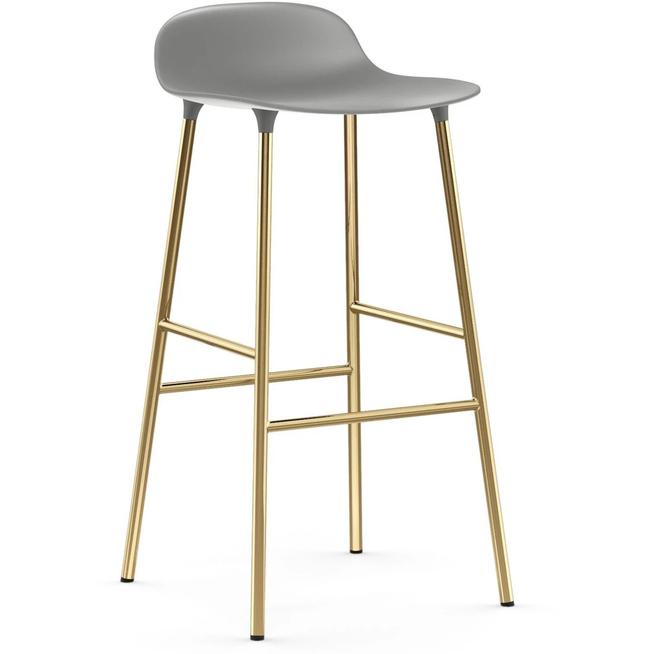 Photo of Form Bar Stool 75 Cm Brass