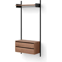 New Works Wardrobe Shelf Cabinet W. Drawers - Reolsystem