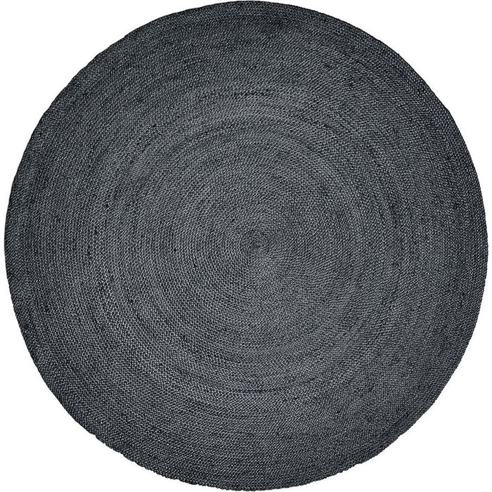 Photo of Jute Round Rug - Black
