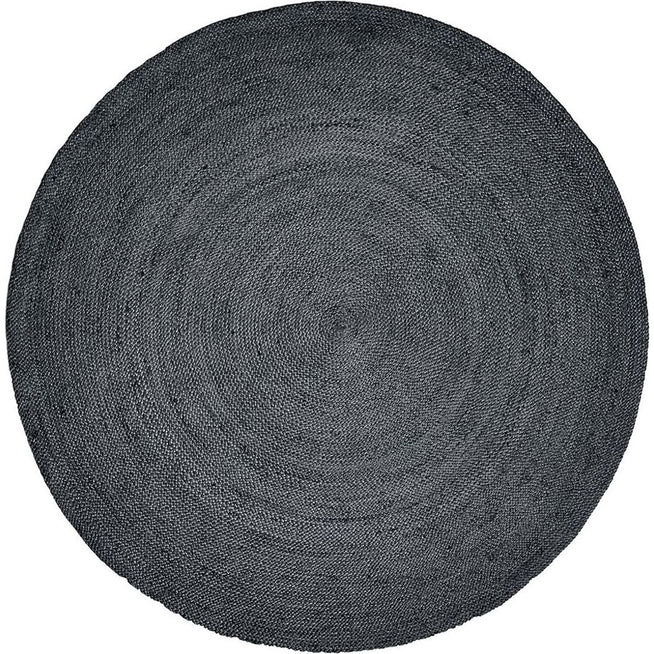 Photo of Jute Round Rug - Black