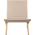 Thumbnail photo of Mg501 Cuba Outdoor Folding Armchair Braiding Sesame, Teak