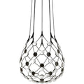 Thumbnail photo of Mesh D86 Ø55 cm - Chandeliers - Francisco Gomez Paz,Paolo Rizzatto - Black