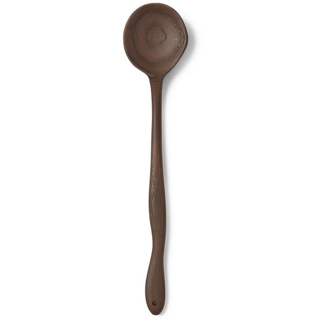 Photo of Meander Spoon - Skeer - Large - Dark Brown - W7 X H1,5 X D30,8 Cm