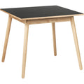 Thumbnail photo of C35a Dining Table 82x82 Cm Black-oak Nature Lacquered