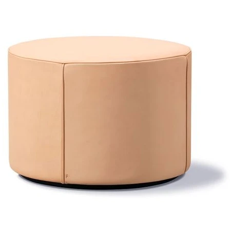 Mono Pouf 7423 By Due & Trampedach - Puf - Vegeta 90 Natural - Ø55 X H38 Cm