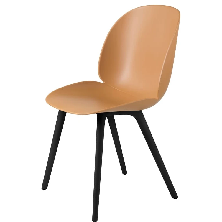 Beetle Dining Chair, Un-Upholstered, Plastic Base