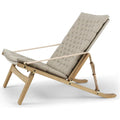 Thumbnail photo of Fk11 Plico Armchair Fabric Canvas Natural White Oiled Oak