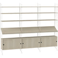 Thumbnail photo of String Floorboard 200, White, 2-pack - Shelving - Nils Strinning - White - Metal