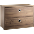 Thumbnail photo of String drawer unit 58x30, Walnut - Shelving - Nils Strinning - Wood-coloured - Wood
