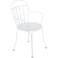 Thumbnail photo of Louvre Armchair Cotton White 01 - Matstolar Utomhus - Vit - Metall