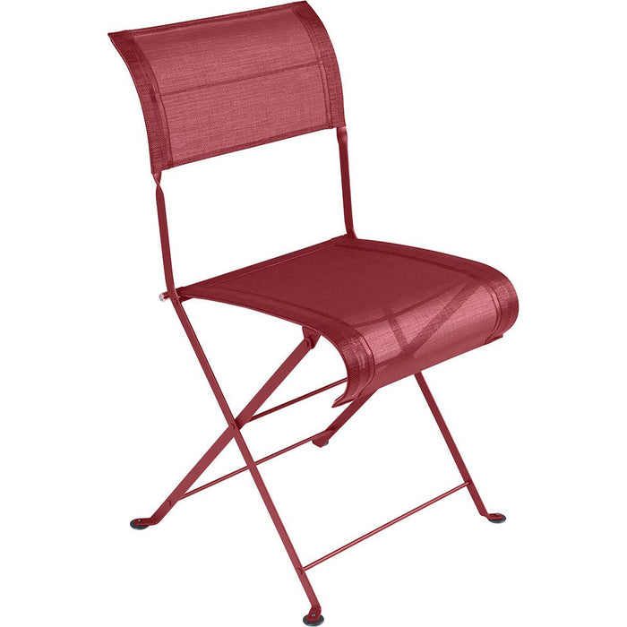 Photo of Dune Premium Chair Chili 43 - Outdoor dining chairs - Pascal Mourgue - Red - Metal/synthetic