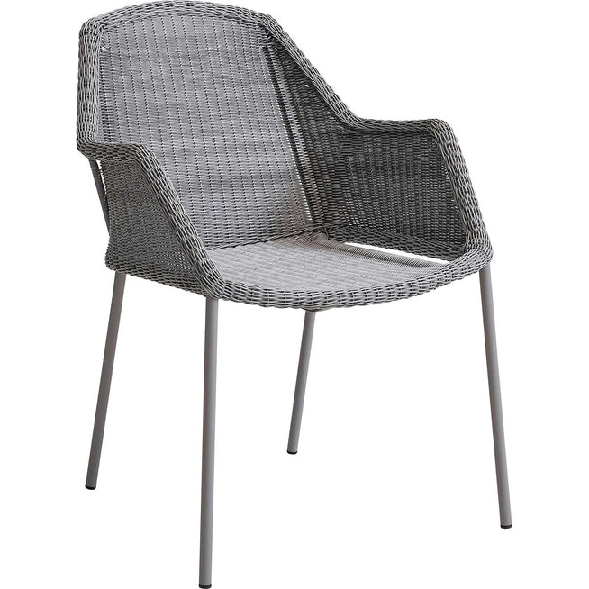 Photo of Breeze Chair 5464 Li/ls/lw - Garden Chair - Light Grey - B: 60 X D: 62 X H: 83 X Sh: 45 Cm