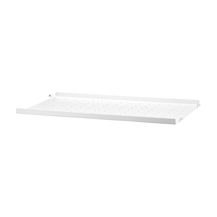 Photo of String Metal Shelf, Low Edge 58x30, White - Shelving - Nils Strinning - White - Metal