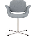 Flamingo Chair 3381 By Foersom & Hiort-lorenzen - Spisebordsstol - Max 93 Indian Red / Stainless Steel - W68 X D63 X H80 X Sh45 Cm