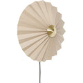 Thumbnail photo of Wall Lamp Textile Metal - Sand / Brass