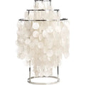 Thumbnail photo of Fun 1tm Table Lamp  - Bordslampor - Verner Panton - Silver,beige
