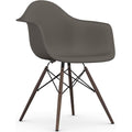 Eames Plastic Armchair Daw - 56 Granite Grey - Dark Maple - Matstolar - Charles & Ray Eames - Grå - Metall/trä/plast