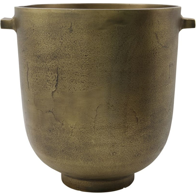 Photo of Foem Flower Pot - Antique Brass