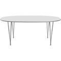 Thumbnail photo of B613 Superellipse - 120x180 Cm - Laminate - White - Dining Table - Metal/Wood