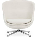 Thumbnail photo of Hyg Lounge Chair By Simon Legald / Low - Lænestol - Main Line Flax / Aluminium Drejestel - H: 84,5 X L: 83 X D: 80 X Sh: 40 Cm - 18,8 Kg
