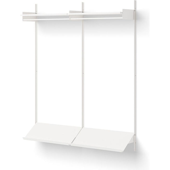 Photo of New Works Wardrobe Shelf 2 - Reolsystem - White / White - H190 X W163,5 X D35,5 Cm