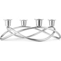 Season Candleholder Mirror - Candlesticks & Candle Holders - Maria Berntsen - Silver