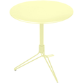 Thumbnail photo of Flower Pedestal Table Frosted Lemon A6 - Matbord Utomhus - Harald Guggenbichler - Gul - Metall