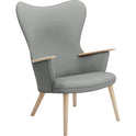 Carl Hansen - Ch78 Armchair, White Oiled Oak, Fabric Group 3 Fiord