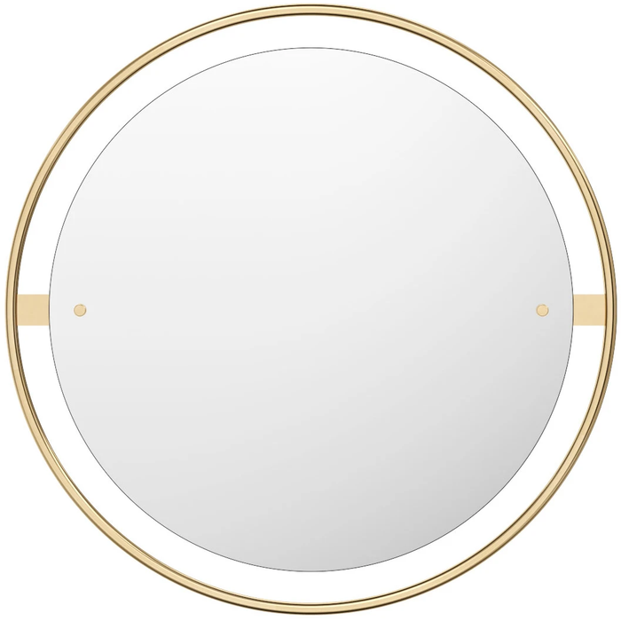 Photo of Nimbus Mirror - Polished Brass - Ø60 cm - Full Body Mirrors - Krøyer-setter-lassen - Gold