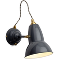 Thumbnail photo of Original 1227 Brass Wall Lamp, Ink Blue, Excl. Led 10w E27 Ip20 - Sänglampor - George Carwardine - Blå