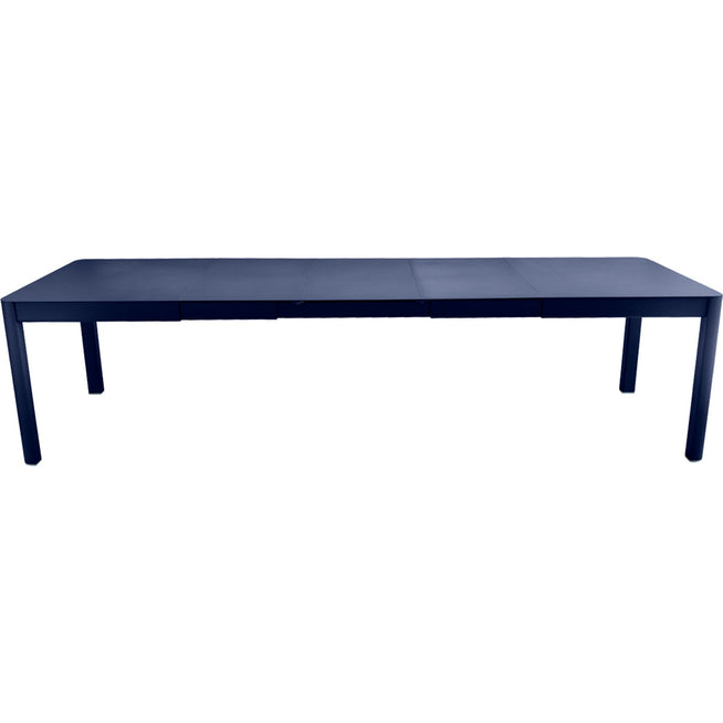 Photo of Ribambelle Table With 3 Extensions - Deep Blue - Outdoor Dining Table - Metal