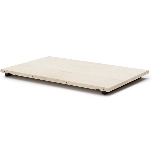 Photo of Carl Hansen - Ch322i Extension Board, Soaped Oak - Accessories Table - Hans J. Wegner - Wood-coloured