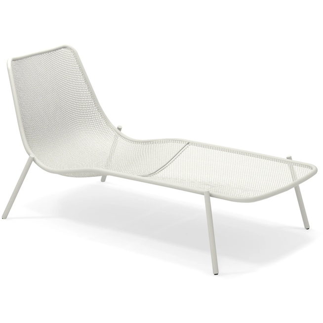 Photo of Round Sunbed White - Sun loungers & sun loungers - Christophe Pillet - Metal
