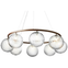 Miira 8 Circular Chandelier Dark