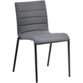 Core Chair Without Armrests, Cane-line Softtouch, Grey, incl. Quickdry Foam, Stackable - Outdoor Dining Chairs - Foersom & Hiort-lorenzen Mdd - Grey - Metal/Textile/Foam