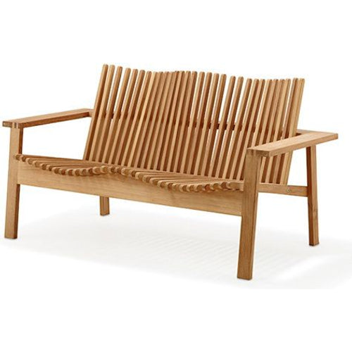 Photo of Amaze 2-personers Sofa - Sofa - Teak - B: 145 X D: 82 X H: 77 X Sh: 38 Cm