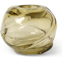 Water Swirl Vase - Round