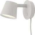 Thumbnail photo of Tip Wall Lamp Grey - Bedside lamps - Jens Fager - Grey