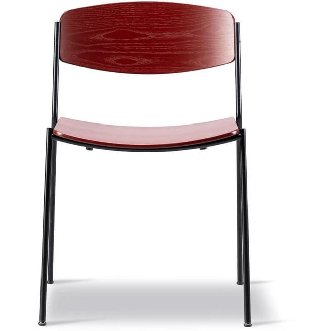 Photo of Lynderup 3080 Chair Red Box, Black Steel Frame