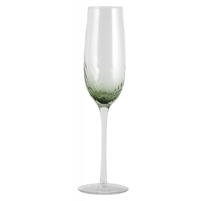 Photo of Garo champagne glass green - set of 8 pieces
